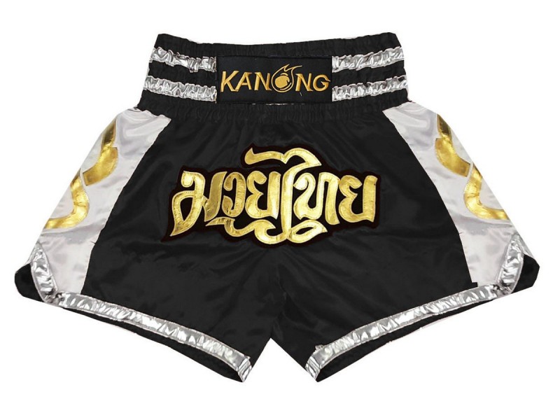 Kanong Short Boxe Thai : KNS-141-Noir